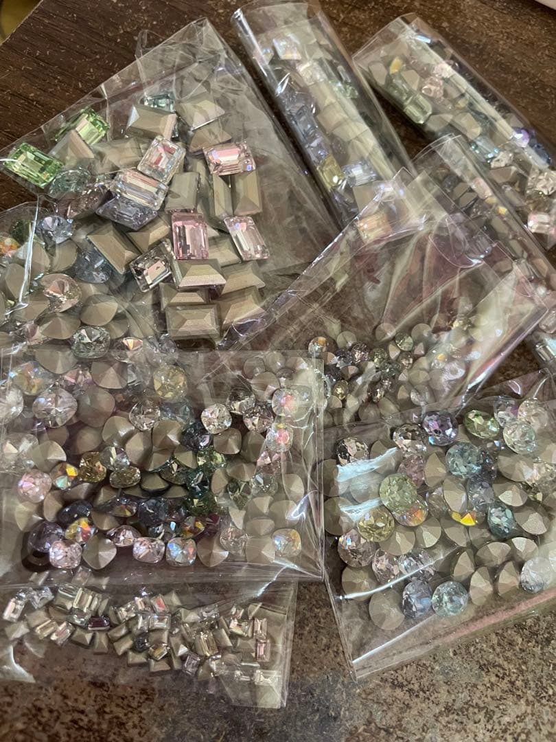 enoi ゼリーマグネット10色セット　パーツ10粒セット