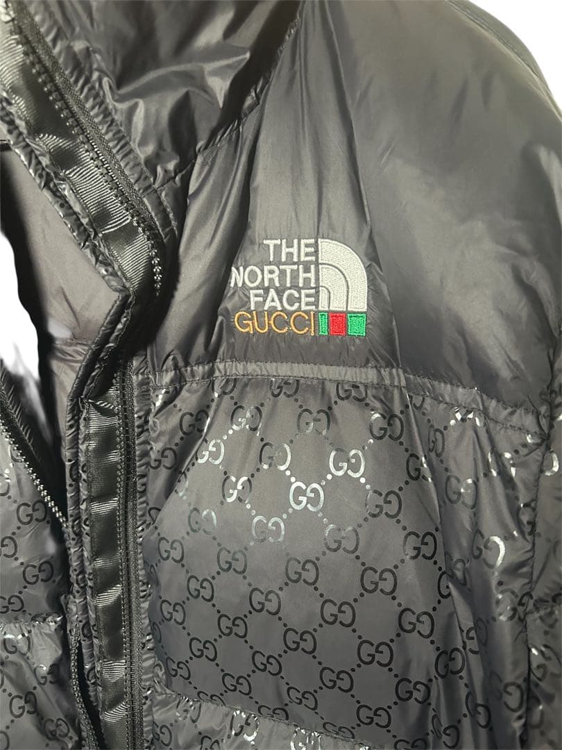 The North Face＆gucci ブラックダウンジャケット