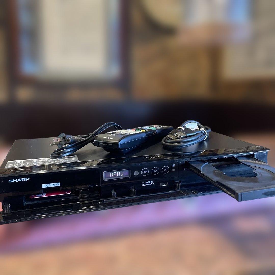 SHARP BD-W580 12倍録 500GB 純正リモ等付フル装備 完動品！