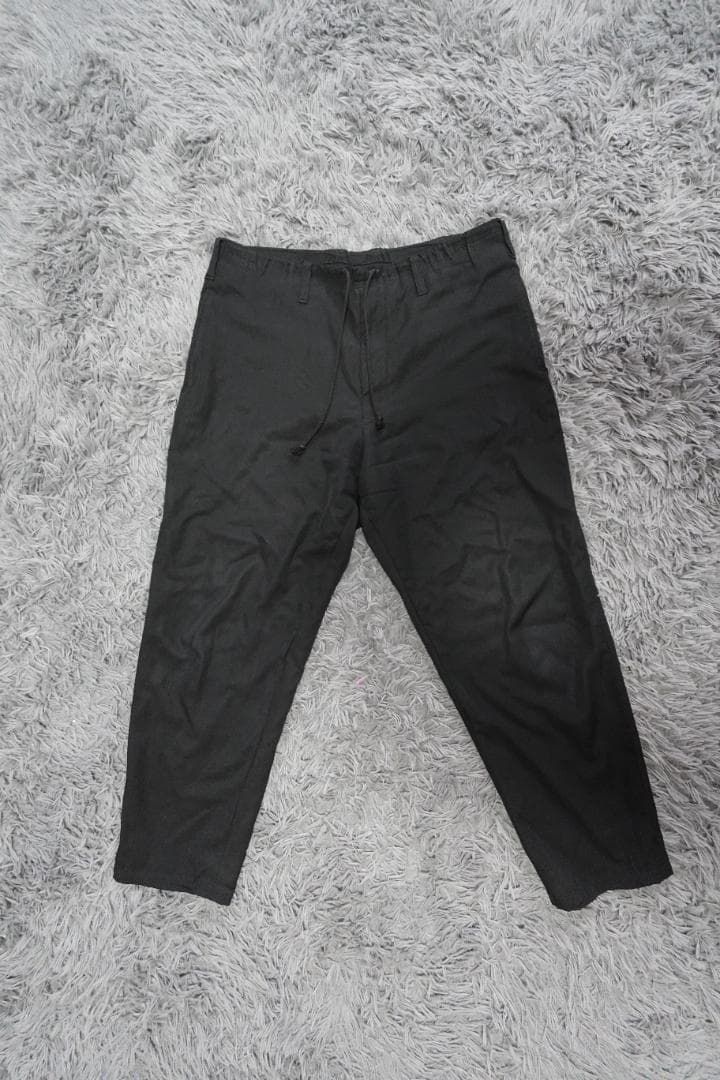 Yohji Yamamoto 定番 紐パンツ ウールギャバ 2018SS 黒