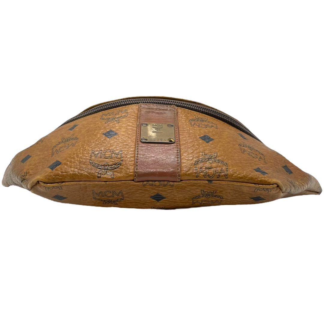 美品　MCM エムシーエム　ウエストポーチ　ボディバッグ　ブラウン