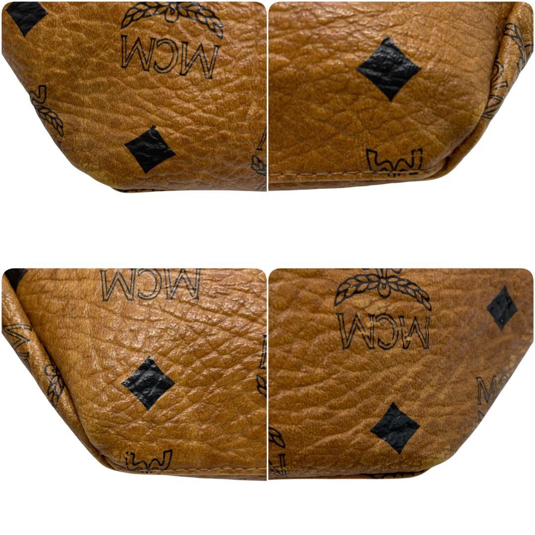 美品　MCM エムシーエム　ウエストポーチ　ボディバッグ　ブラウン