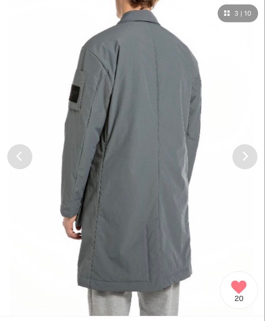 リプレイ　サルトリアーレ ラミネートコットンナイロンコート　2着セット