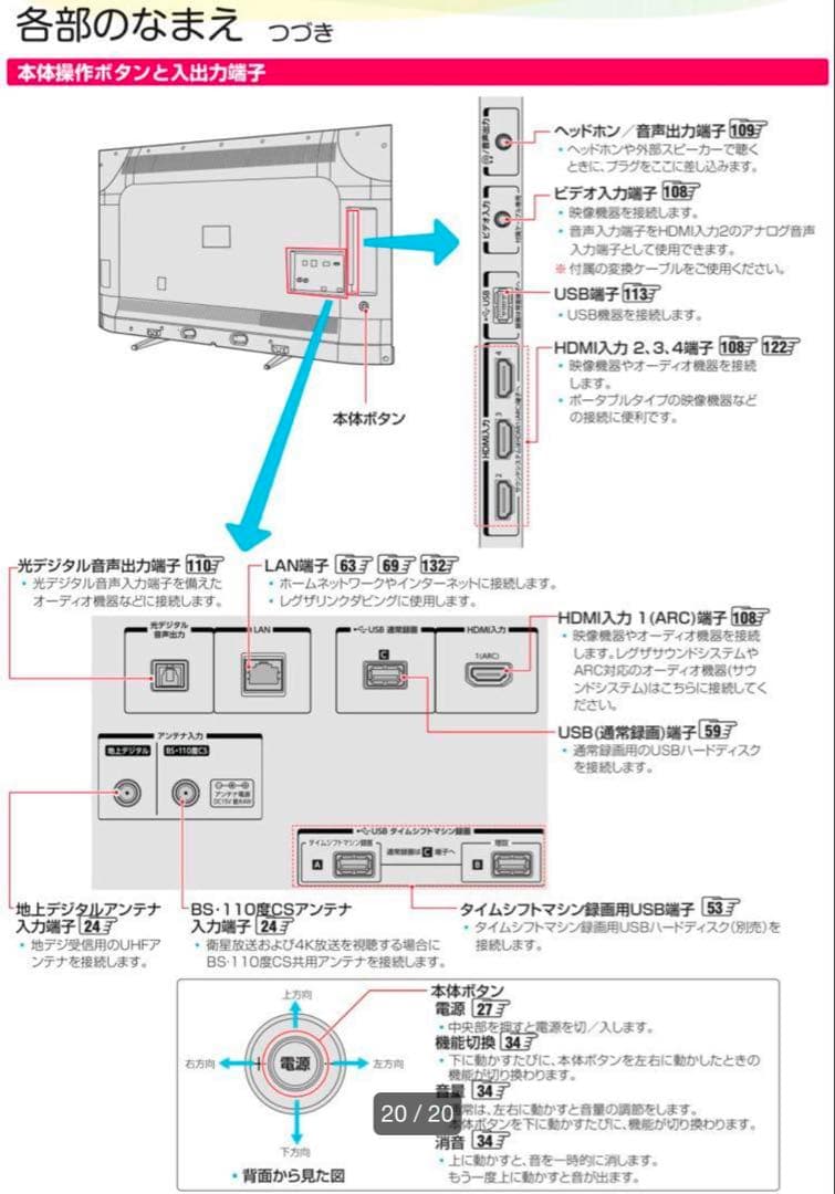 超美品 65インチ TOSHIBA REGZA 4K 液晶テレビ 65Z740X