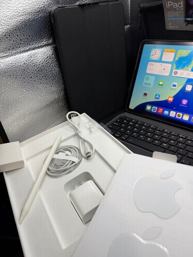美品ipad pro 11インチ ペーパーシートペンシルマジックキーボード箱等