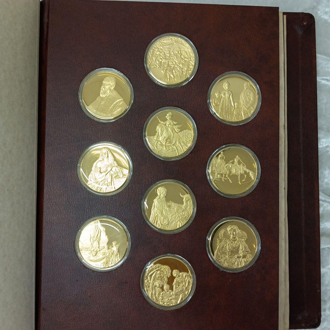 フランクリンミント ゴールドメダル セット 解説書付き 50枚