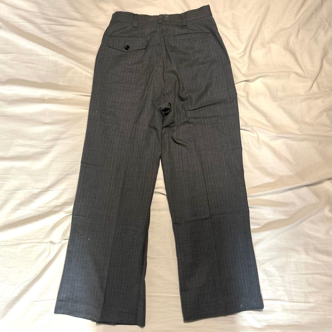 2020f/w soduk タックストライプスラックス