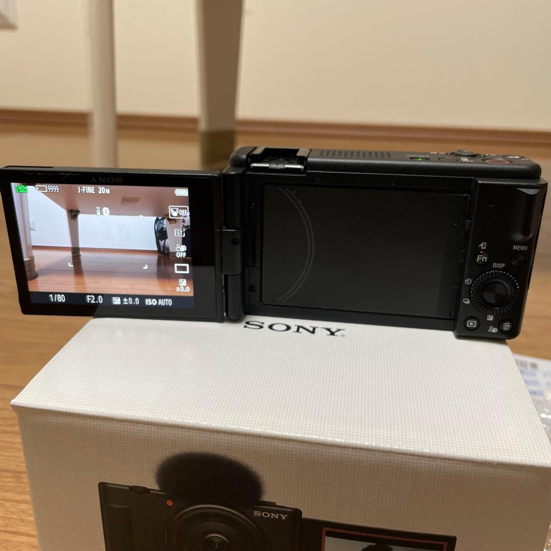 【美品】SONY VLOGCAM ZV-1F & シューティンググリップ セット