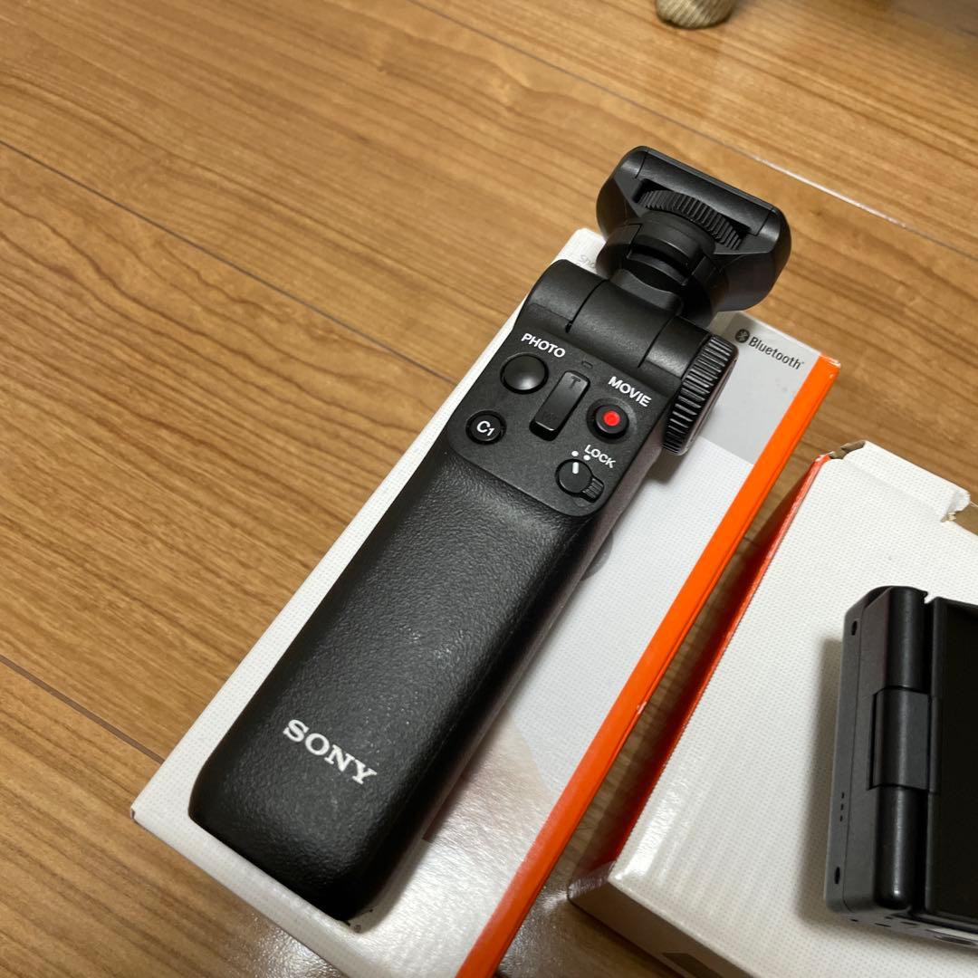 【美品】SONY VLOGCAM ZV-1F & シューティンググリップ セット