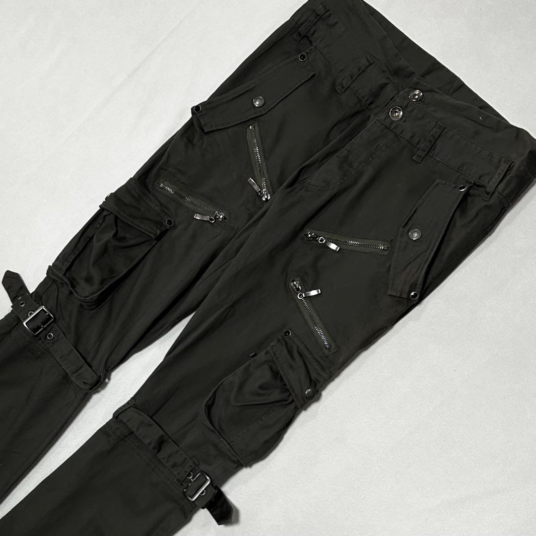 00s Semanticdesign フレア カーゴ ボンテージパンツ お兄系