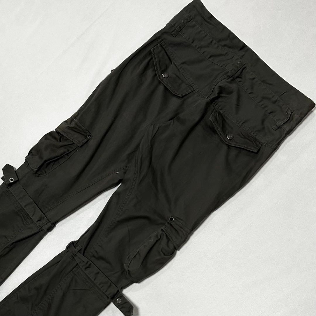 00s Semanticdesign フレア カーゴ ボンテージパンツ お兄系