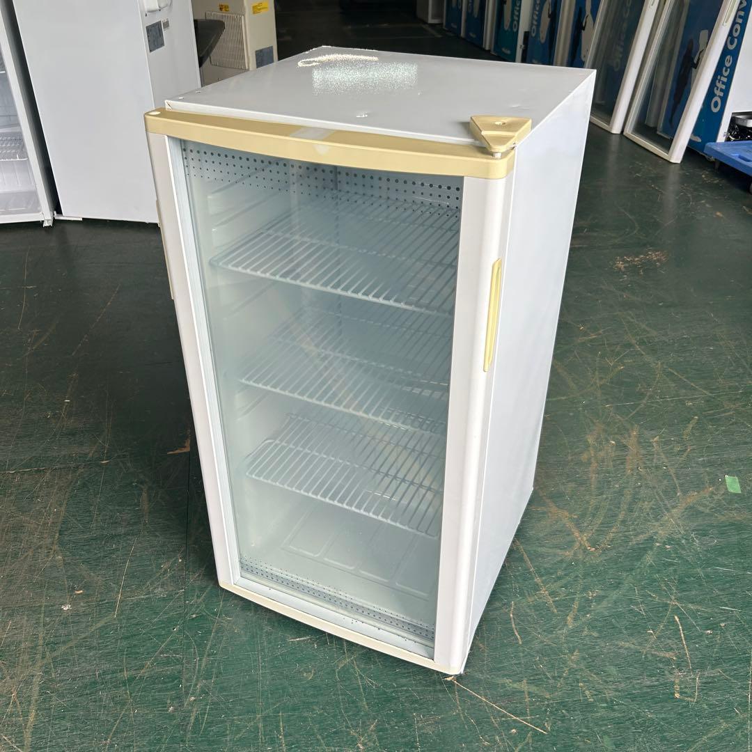 156業務用 冷蔵ショーケース オフィスコンビニ XW-105 左右開き 小型