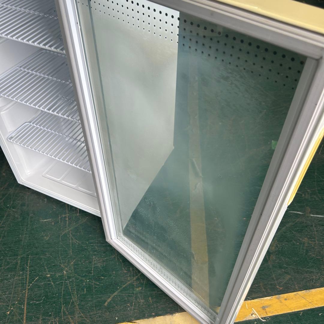 156業務用 冷蔵ショーケース オフィスコンビニ XW-105 左右開き 小型