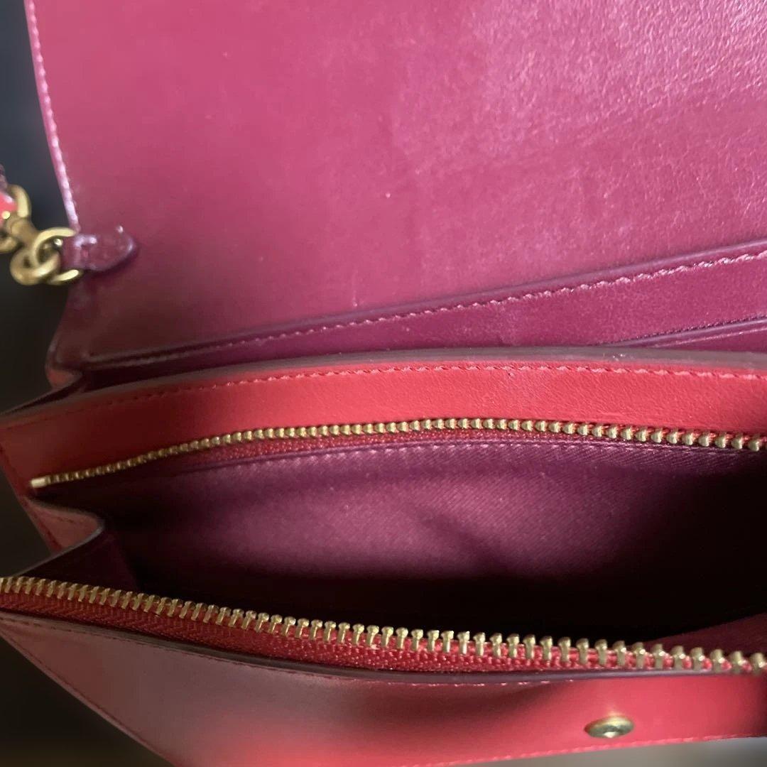 ゆずお値下げCOACH リンゴ柄 クラッチバッグ