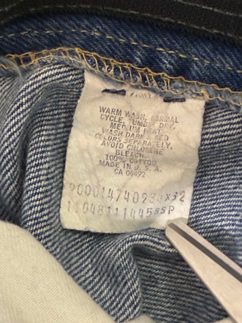 【希少・USA製】Lee ヴィンテージ デニムパンツ W34 ジーンズ リー