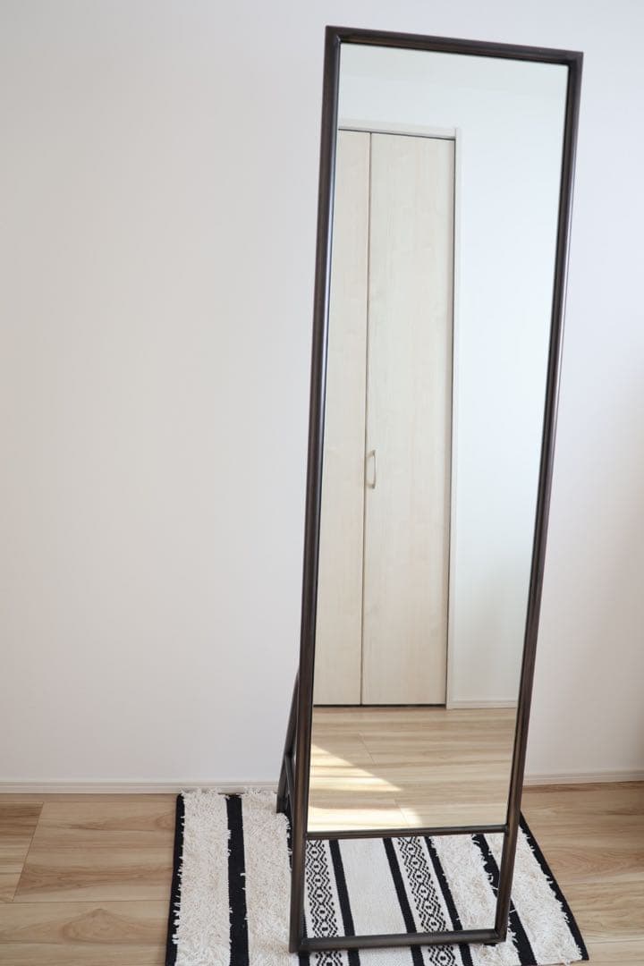 タヌキさん専用スタンドミラー　姿見　鏡　アンティーク調　ミラー
