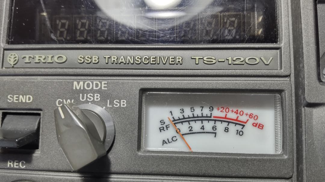 トリオTS-120V HF10W 機の修理品+マイク FT8入門に？