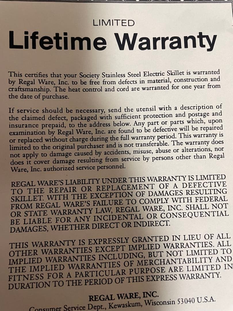 REGAL リーガル クイーンズコレクション 電気スキレット ステンレス電気鍋