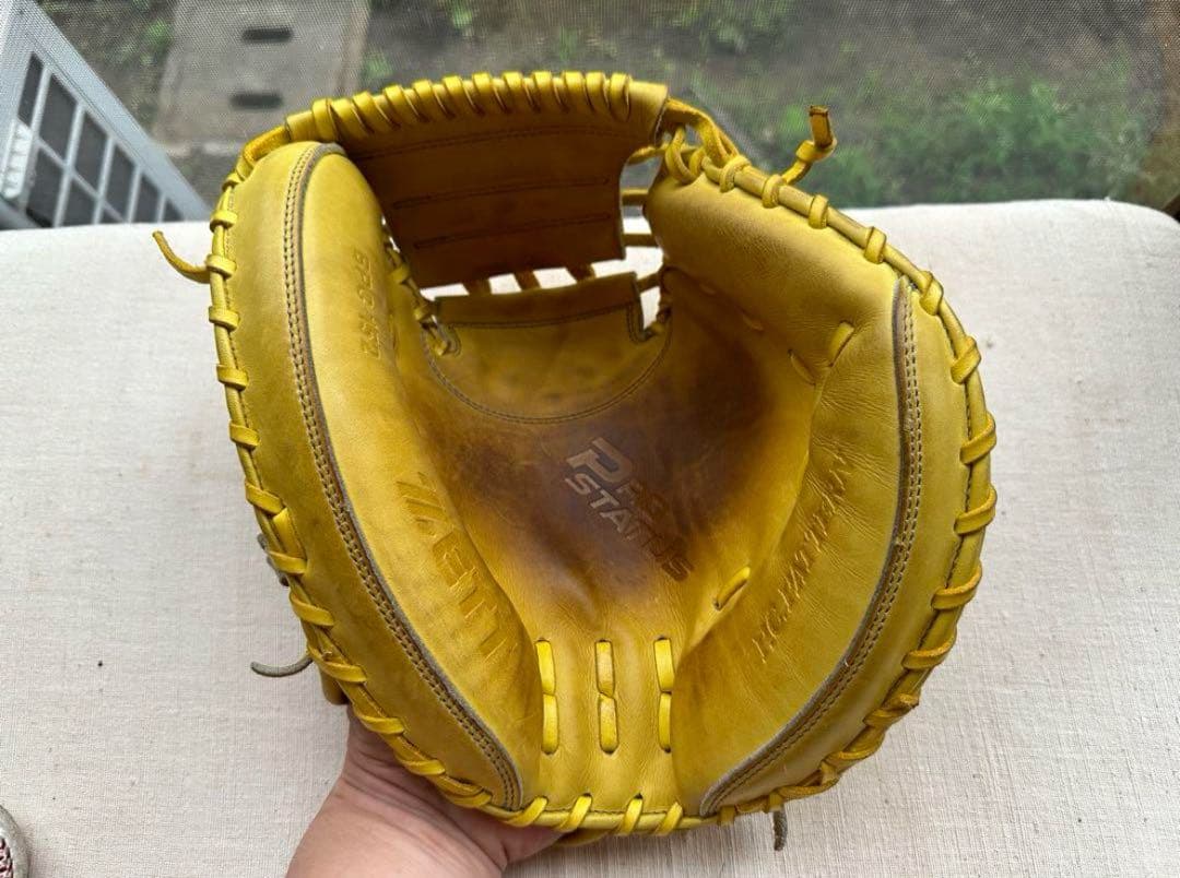 ◉ 佐藤印 日本製 ZETT プロステイタス 一般 硬式 キャッチャーミット