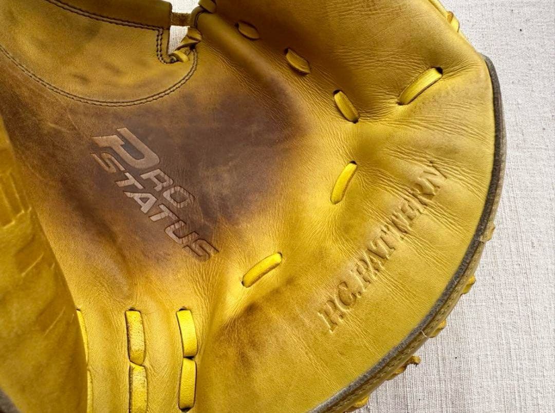 ◉ 佐藤印 日本製 ZETT プロステイタス 一般 硬式 キャッチャーミット