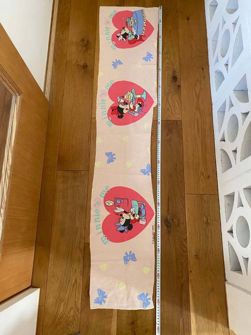 ミニーマウス　レア　ビンテージシーツ　ヴィンテージシーツ　ディズニー　リメイク