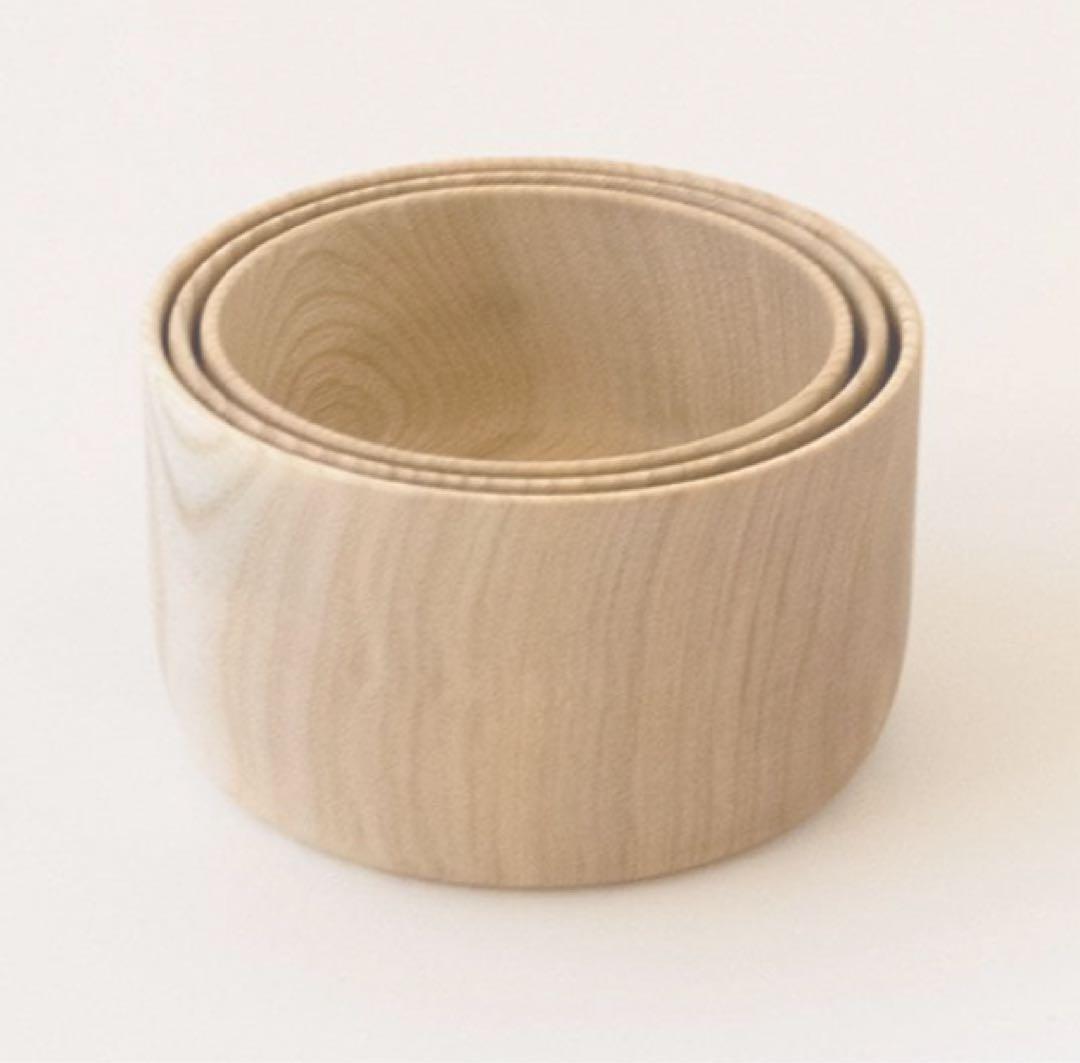 VIVAHDE 山のうつわ　木製円形食器セット