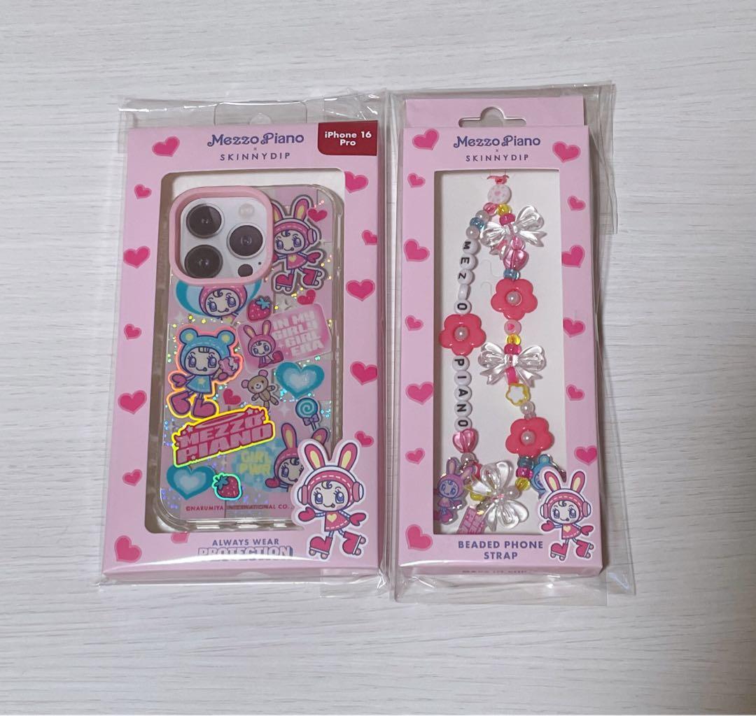 メゾピアノ　iPhone 16 Pro ケースとストラップセット