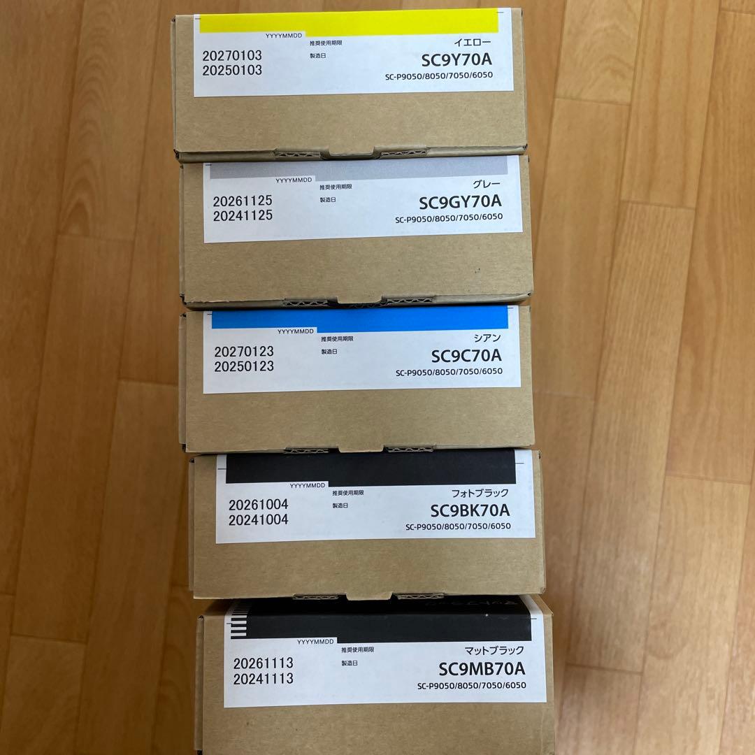 【今日だけ特価】EPSON SC9シリーズ インクカートリッジ 5色セット