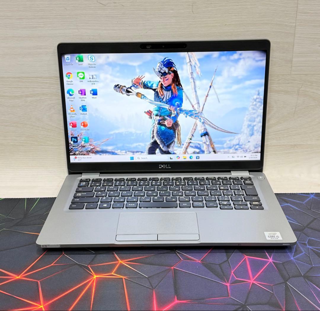 10世代Corei5デルノートDell Latitude/8GB/SSDフルHD