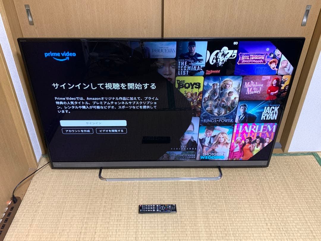 4K TOSHIBA 50型スマートテレビ 地上波/動画アプリ 2018年製