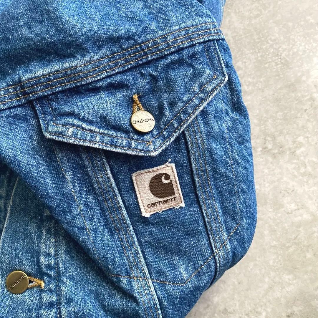 カーハート デニム トラッカー ジャケット USA製 L