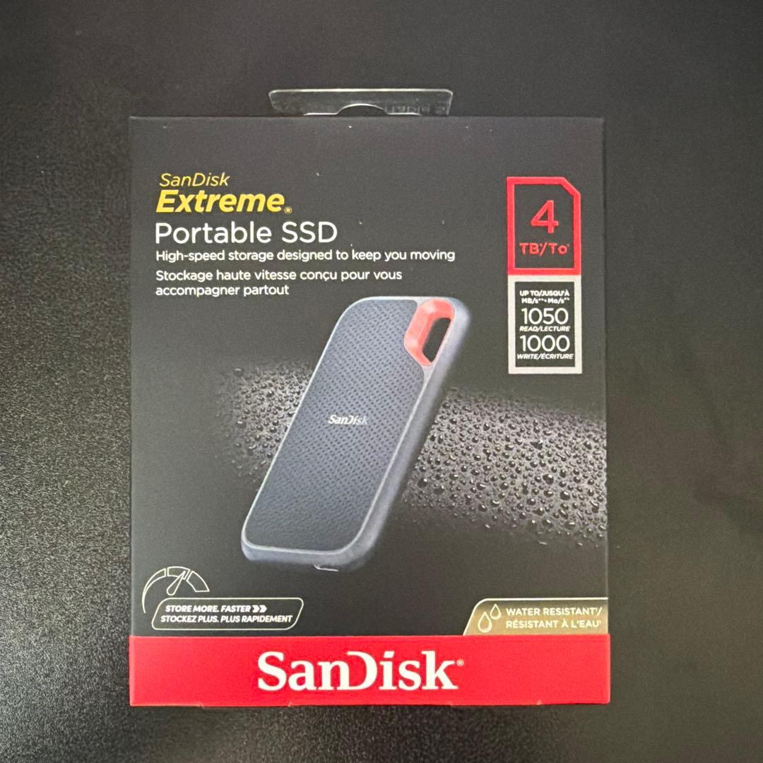 【新品未使用】SanDisk Extreme Portable SSD 4TB
