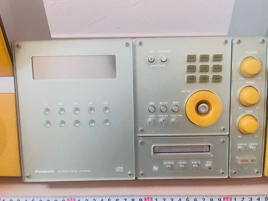 【動作確認済】Panasonic CD／MDコンポ SA-PM50MD