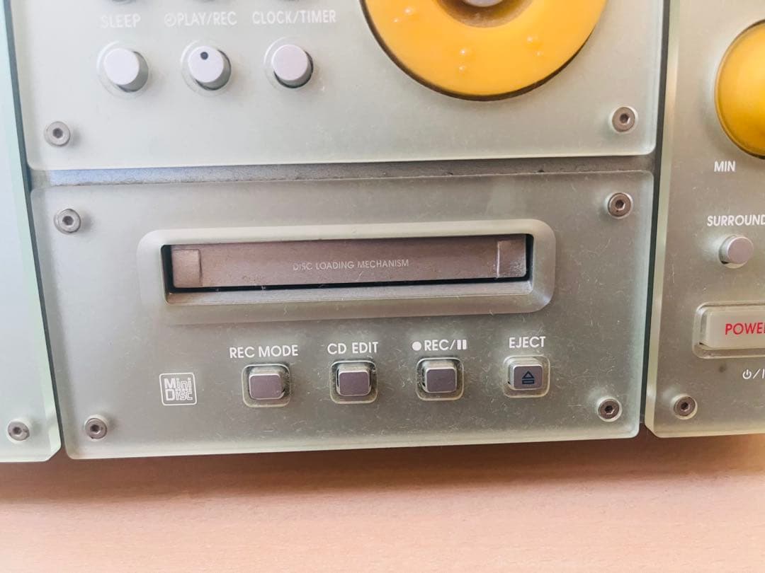 【動作確認済】Panasonic CD／MDコンポ SA-PM50MD