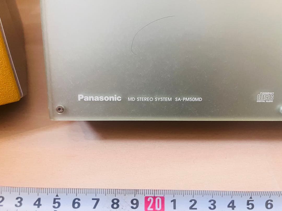 【動作確認済】Panasonic CD／MDコンポ SA-PM50MD