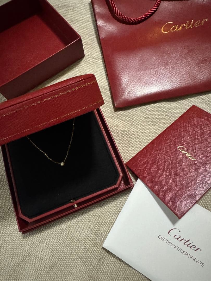 Cartier ダムール　イエローゴールド ネックレス