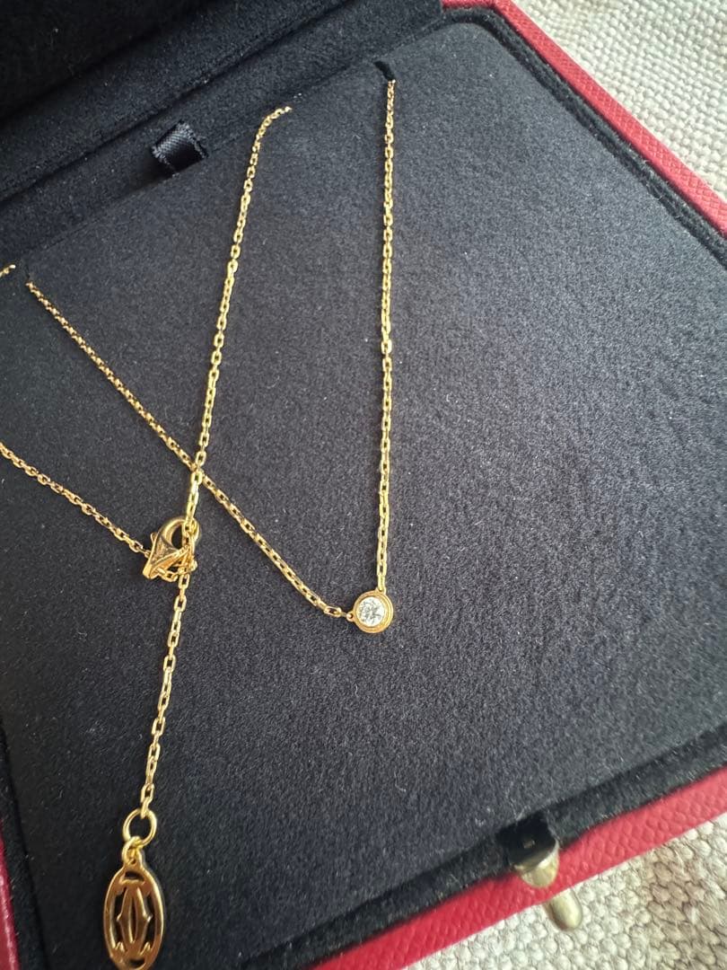 Cartier ダムール　イエローゴールド ネックレス