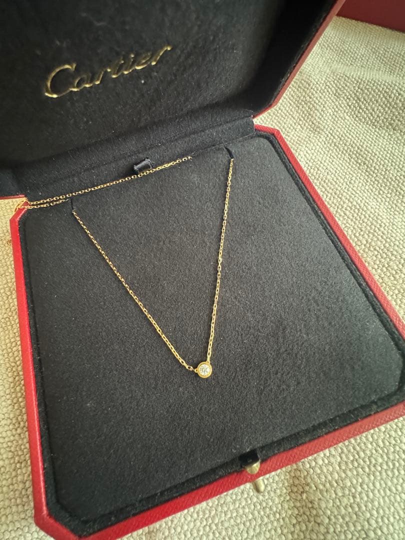 Cartier ダムール　イエローゴールド ネックレス