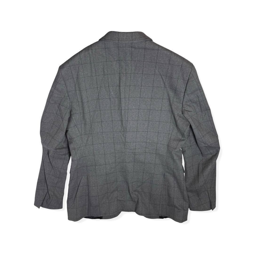 ZARA｜4wayストレッチグレーチェックシングルスーツセットアップ