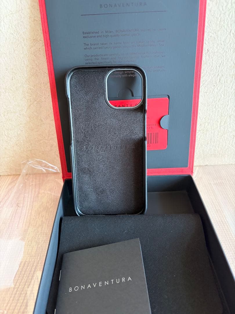 BONAVENTURA iPhone 15 カバーケース ボッタラートレザー
