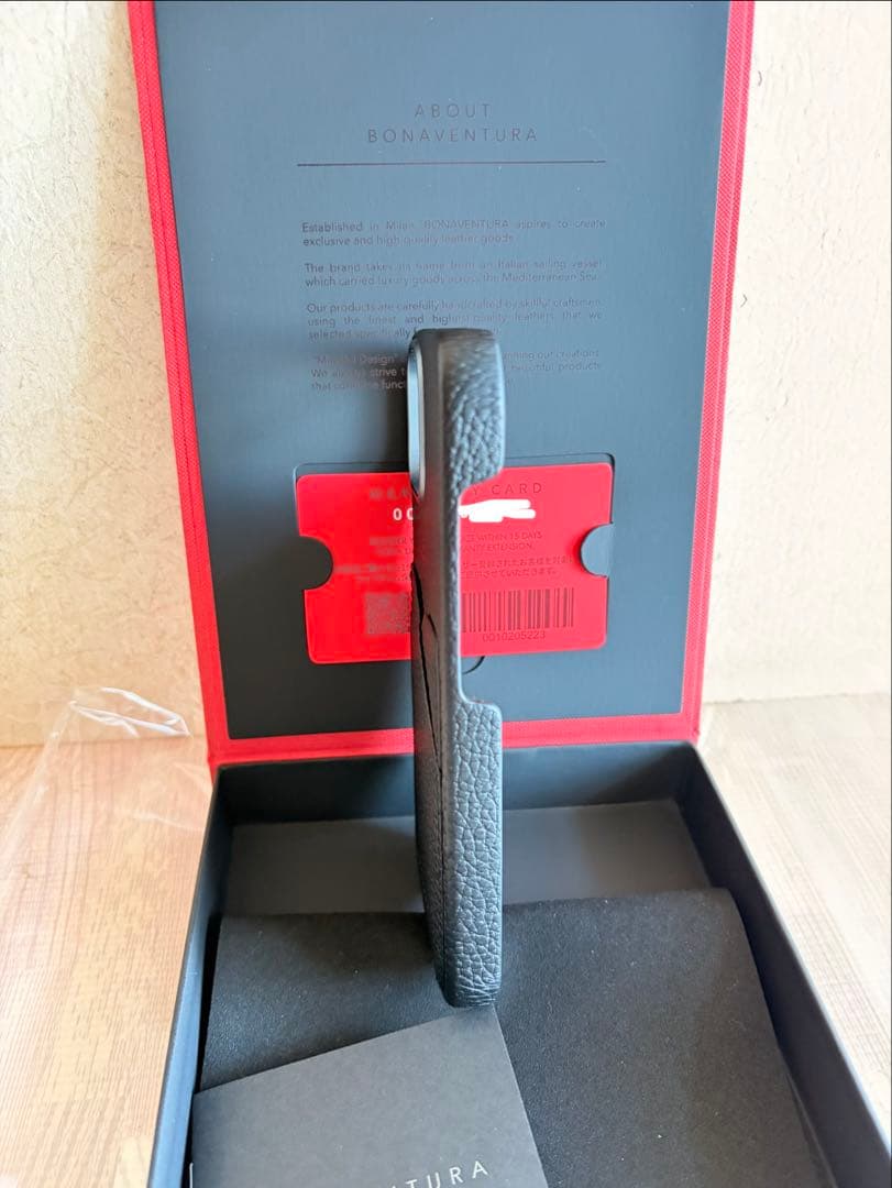 BONAVENTURA iPhone 15 カバーケース ボッタラートレザー