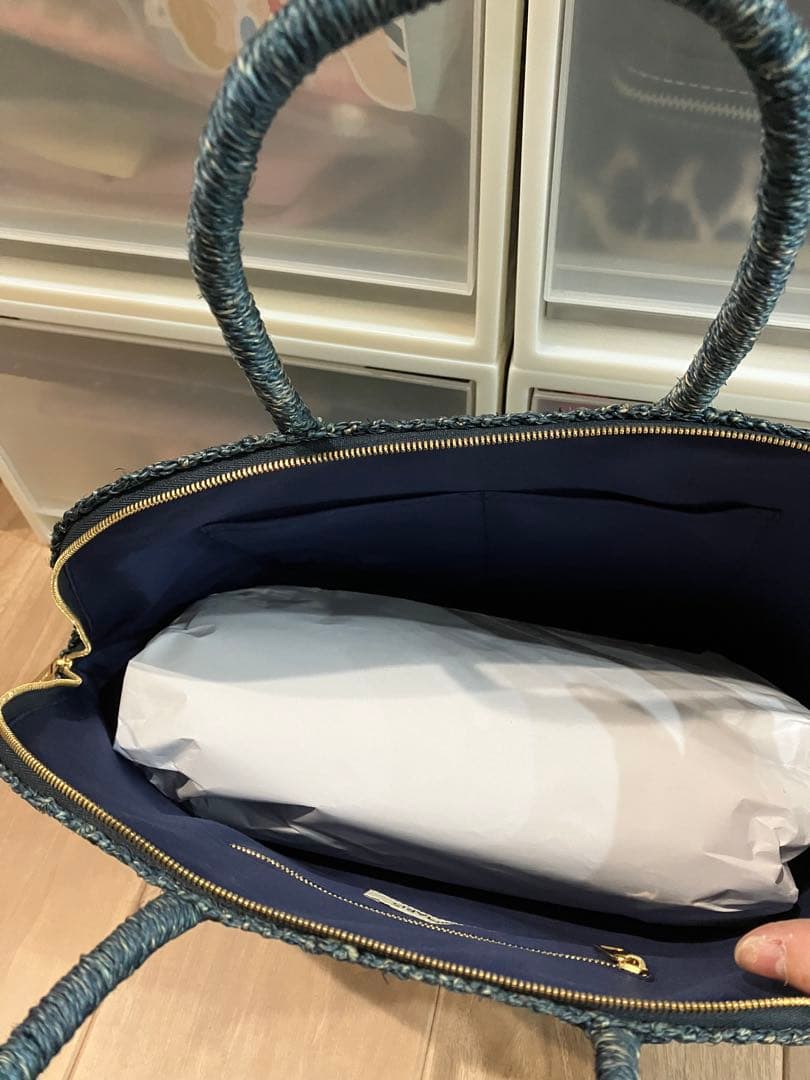 8/10まで出品！新品！manimarisアバかボストン　デニム