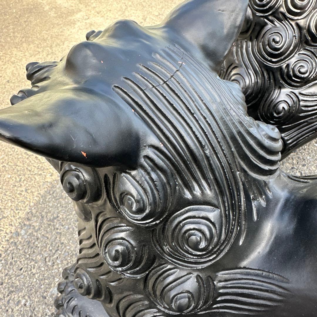 シーサ　シーサー　特大　陶器　大型　沖縄　魔除け　狛犬　置物　縁起物　石敢當