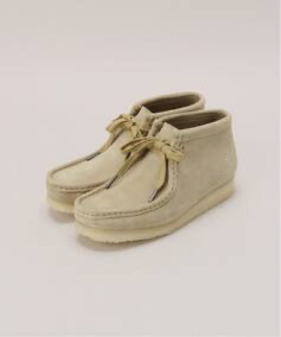 新品 クラークス CLARKS Wallabee Boot 23.5 ベージュ