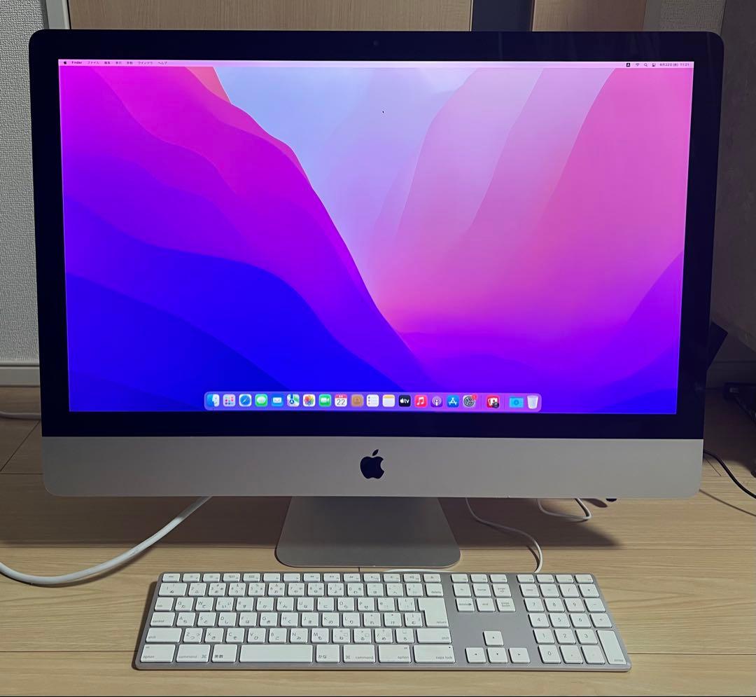 Apple iMac 27インチRetina 5K Late2015 A1419