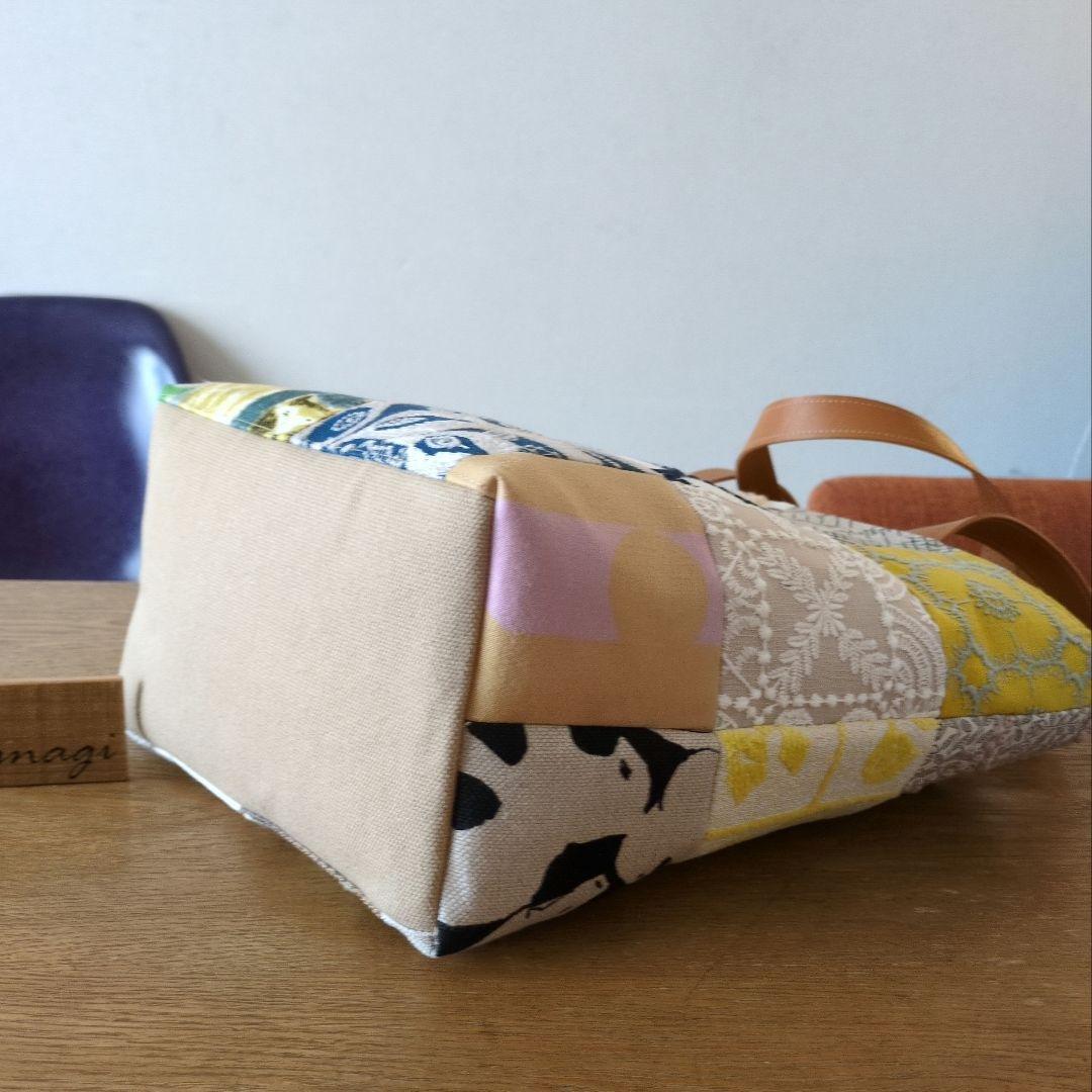 【1557】パッチワーク ハンドバッグ＊ミナペルホネン