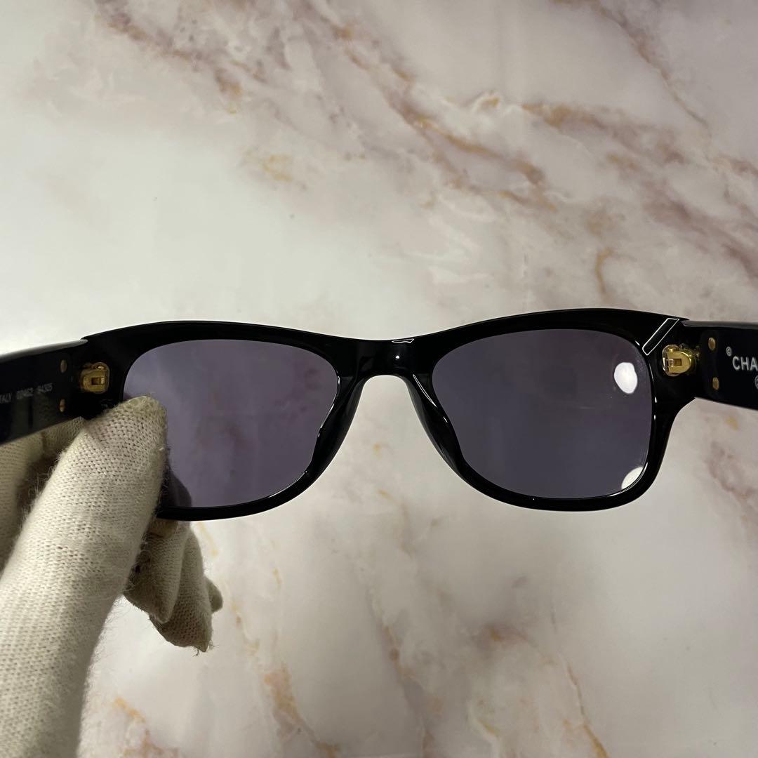 CHANEL シャネル ウェリントン ココマーク Y2K サングラス ケース付き
