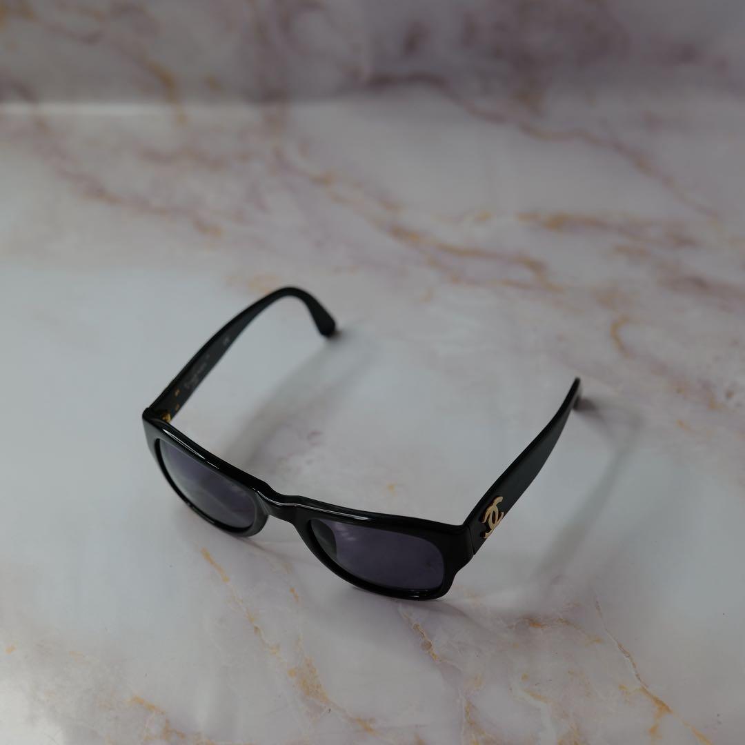 CHANEL シャネル ウェリントン ココマーク Y2K サングラス ケース付き