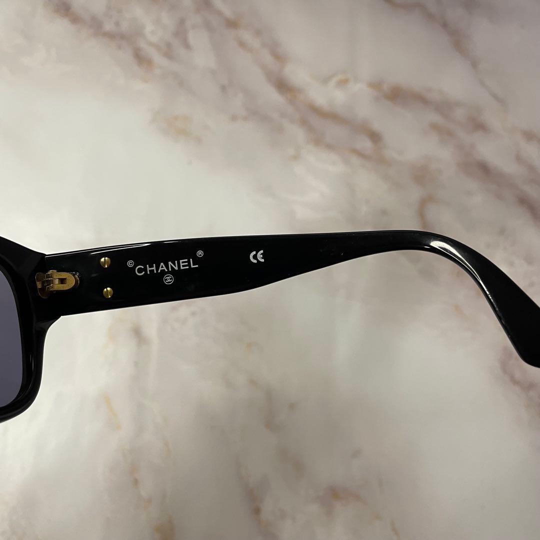 CHANEL シャネル ウェリントン ココマーク Y2K サングラス ケース付き
