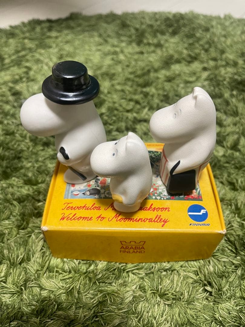 希少価値！入手困難 ！アラビア社 ARABIA ムーミン 3体セット 廃盤